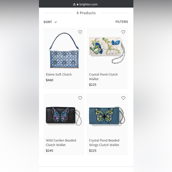 Brighton Wristlet clutch purse and jewelry bag - Picture 11 of 12